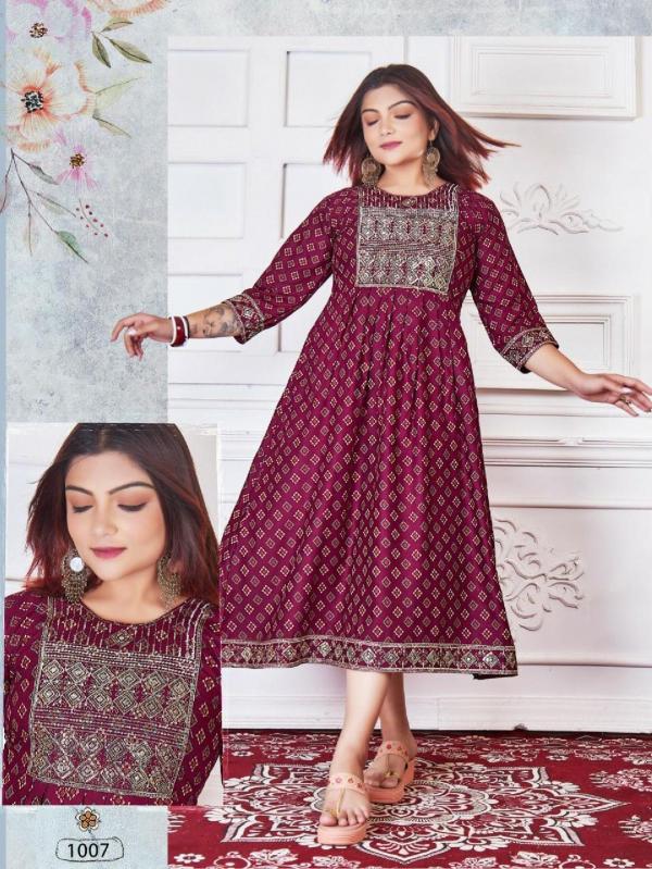 Beauty Flea Vol 1 Rayon Designer Exclusive Kurti Collection